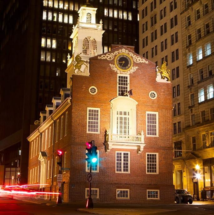 波士顿的旧建筑